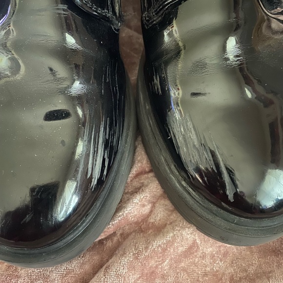 Forever21 Glossy Combat Boots || Size 7 - Picture 3 of 7
